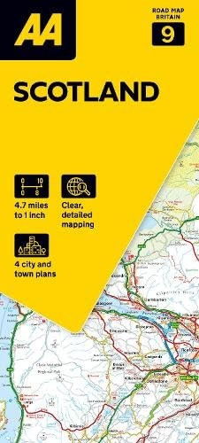 AA Road Map Scotland (AA Road Map Britain series)