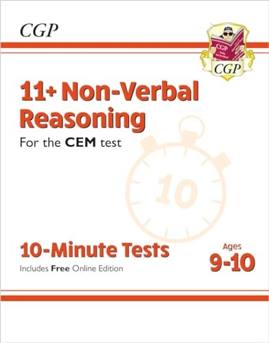 New 11+ CEM 10-Minute Tests: Non-Verbal Reasoning - Ages 9-10 (with Online Edition)