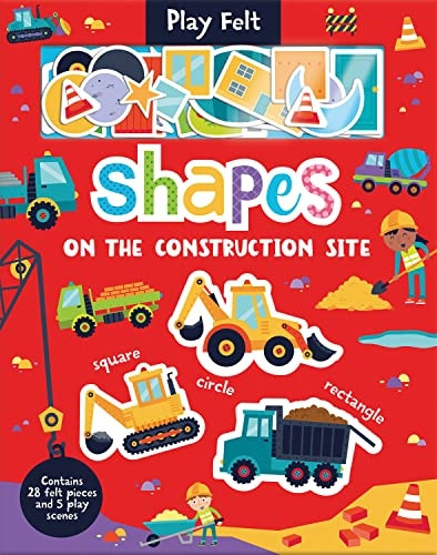 Shapes On The Construction Site (Play Felt Educational) [Board book]