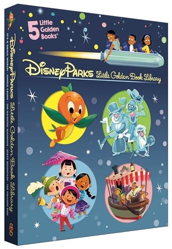 Disney Parks Little Golden Book Library (Disney Classic): It's a Small World, the Haunted Mansion, Jungle Cruise, the Orange Bird, Space Mountain