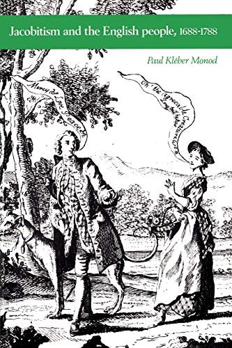 Jacobitism and the English People, 1688 -1788