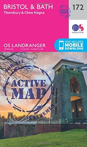 Bristol & Bath, Thornbury & Chew Magna (OS Landranger Map)