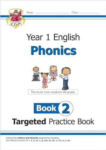 New KS1 English Targeted Practice Book: Phonics - Year 1 Book 2