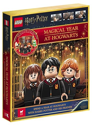 LEGO® Harry Potter„¢: Magical Year at Hogwarts (with 70 LEGO bricks, 3 minifigures, fold-out play scene and fun fact book) (LEGO® Minifigure Activity)