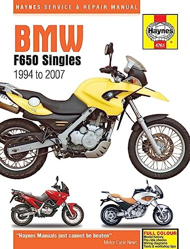 BMW F650 Singles 94-07 (Haynes Service and Repair Manuals)