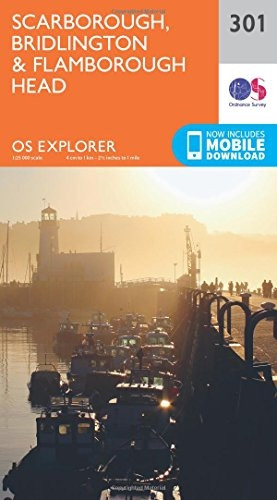 OS Explorer Map (301) Scarborough, Bridlington and Flamborough Head