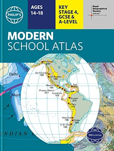 Philip's RGS Modern School Atlas: 100th edition (Philip's World Atlas)