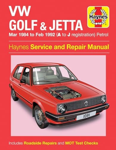 VW Golf & Jetta MK 2 Petrol 84-92 (Haynes Service and Repair Manuals)
