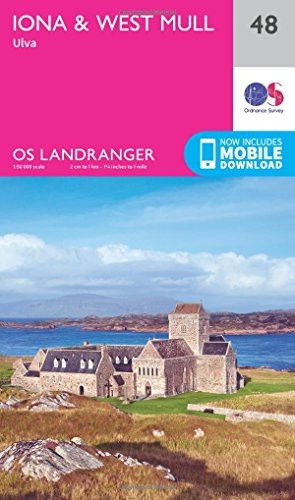 Landranger (48) Iona & West Mull, Ulva (OS Landranger Map)