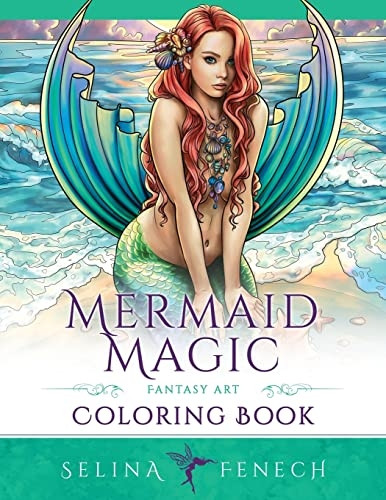 Mermaid Magic Fantasy Art Coloring Book: Coloring for Grown Ups