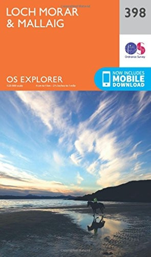 OS Explorer Map (398) Loch Morar and Mallaig
