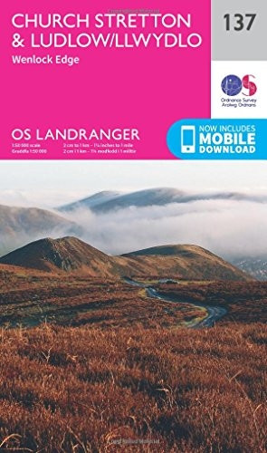 Landranger (137) Ludlow & Church Stretton, Wenlock Edge (OS Landranger Map)