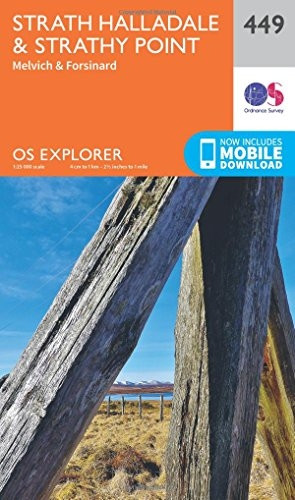 OS Explorer Map (449) Strath Halladale and Strathy Point