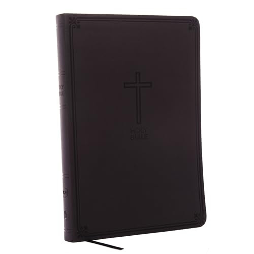 NKJV, Value Thinline Bible,Large Print, ImitationLeather, Black, Red LetterEdition, Comfort Print