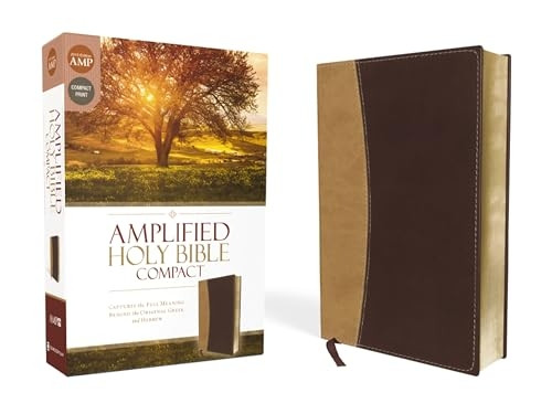 AMPLIFIED THINLINE BIBLE DUO DUO BRG