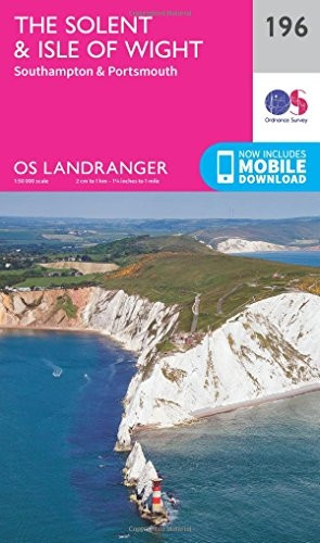Landranger (196) The Solent & the Isle of Wight, Southampton & Portsmouth (OS Landranger Map)