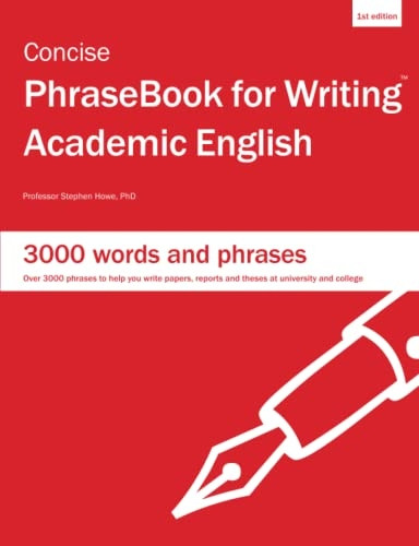 Concise PhraseBook for Writing Academic English (Phrasebook for Writing)