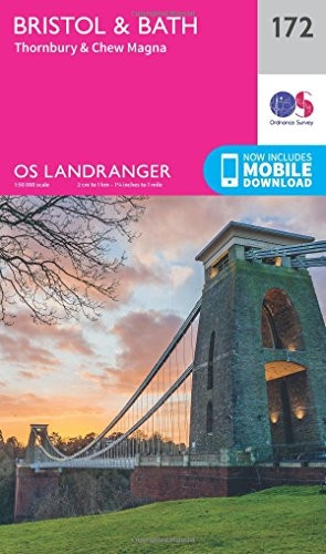 Landranger (172) Bristol & Bath, Thornbury & Chew Magna (OS Landranger Map)