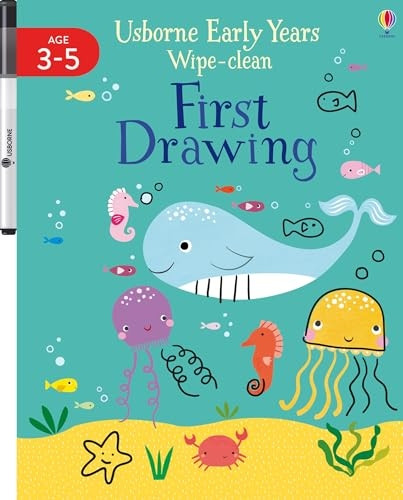 Early Years Wipe-Clean First Drawing (Usborne Early Years Wipe-clean)