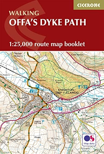 Offa's Dyke Map Booklet: 1:25,000 OS Route Mapping