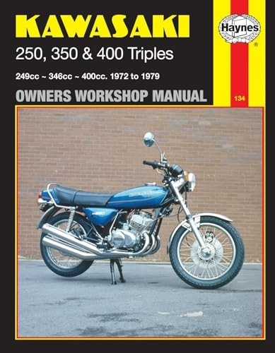 Kawasaki 250, 350 and 400 Three Cylinder Owner's Workshop Manual (Motorcycle Manuals)