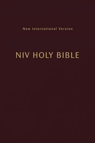 NIV, Holy Bible, Compact, Paperback, Burgundy, Comfort Print