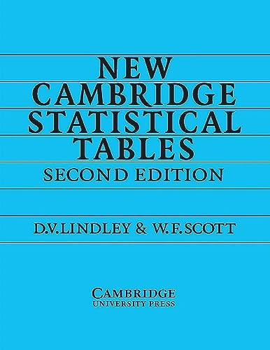 New Cambridge Statistical Tables