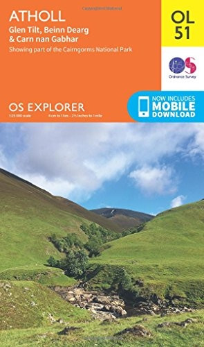 OS Explorer OL51 Atholl (OS Explorer Map)