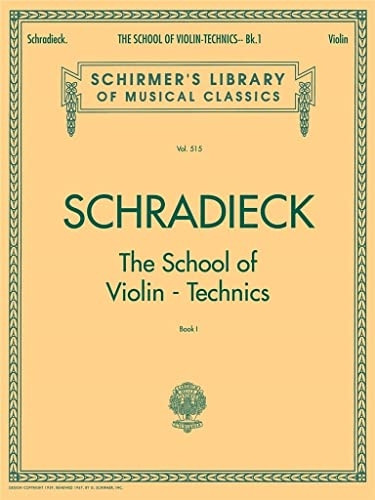 School of Violin Technics: Book 1, Exercises for Promoting Dexterity