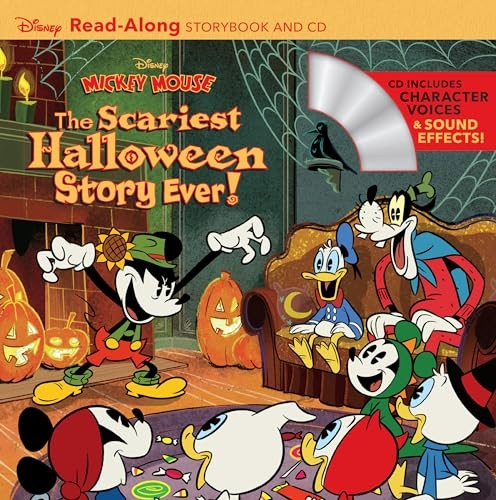 Disney Mickey Mouse: The Scariest Halloween Story Ever! (Read-Along Storybook and CD)