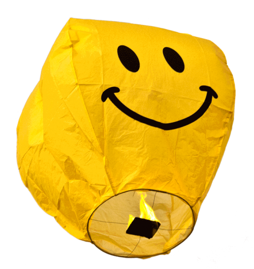 Sky Lantern Smiley
