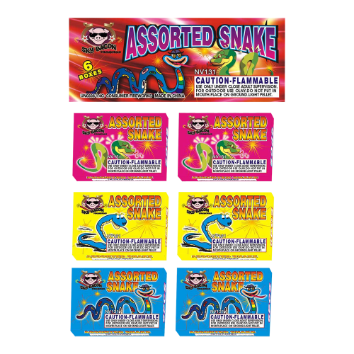 Assorted Snake Bag
