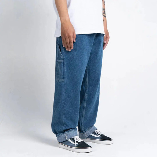 Pride N Joy Co - Bob 14 Oz Carpenter Washed Denim - Pride N Joy Co