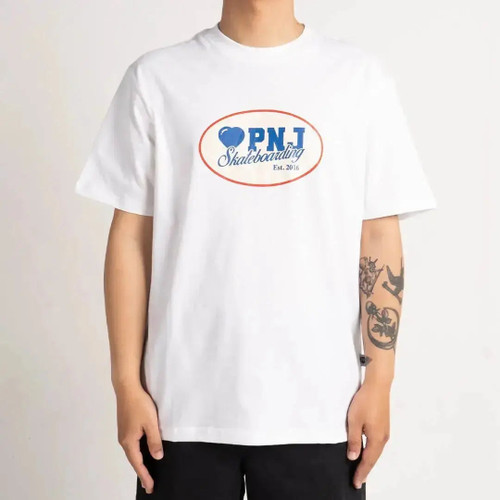 Pride N Joy Co - T-Shirt PNJ Skateboarding White - Pride N Joy Co