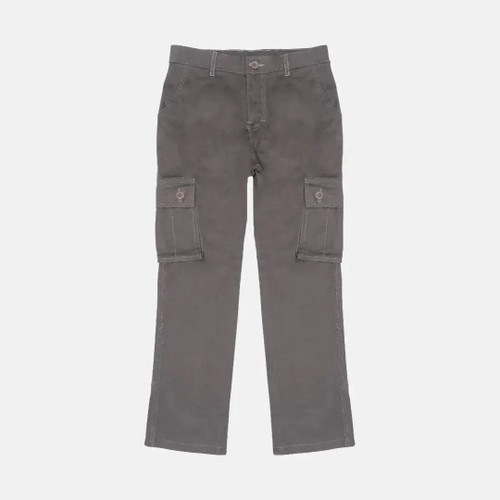 Pride N Joy Co - Grey Cargo Basic Pants - Pride N Joy Co