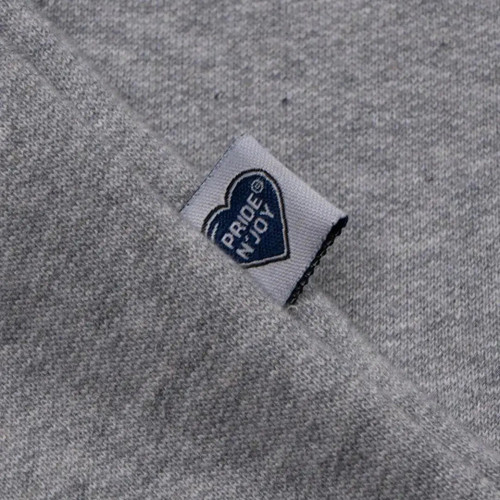 Pride N Joy Co - Sign Half Zip Sweatshirt Grey - Pride N Joy Co