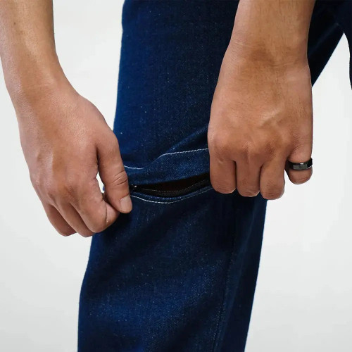 Pride N Joy Co - Harwood Denim Long Short 2 in 1 Pants - Pride N Joy Co