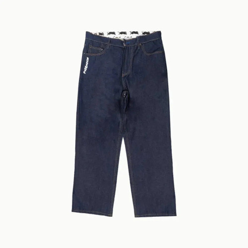 Pride N Joy Co - Puremoon Raw Denim Band Pants - Pride N Joy Co
