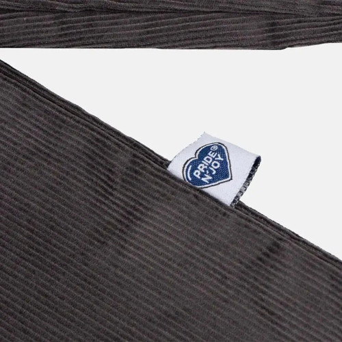 Pride N Joy Co - Grey Corduroy Shirt Embroidery - Pride N Joy Co