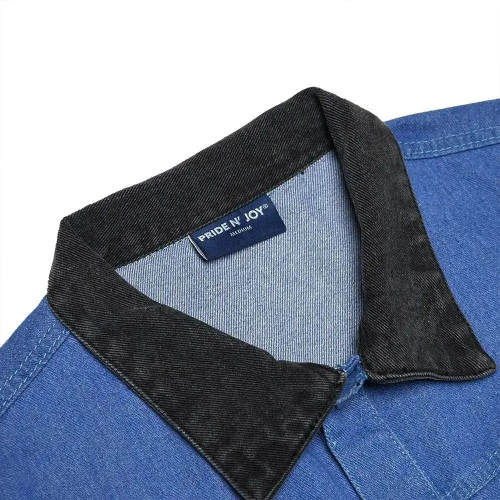 Pride N Joy Co - Menzies 13 Oz Trucker Jacket Denim - Pride N Joy Co