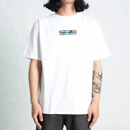 Pride N Joy Co - T-Shirt Graphic Skateboarding Goods Tee White - Pride N Joy Co