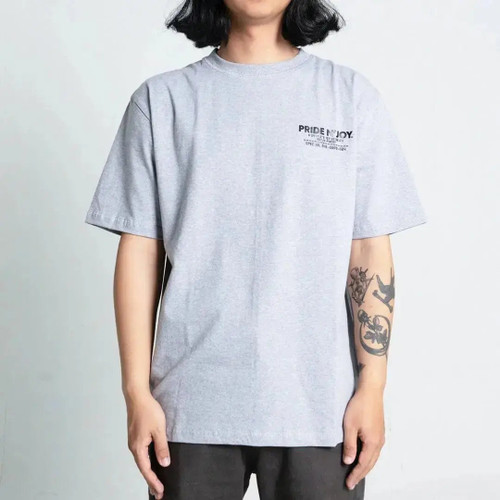 Pride N Joy Co - T-Shirt Graphic Across The Pond Tee Grey - Pride N Joy Co