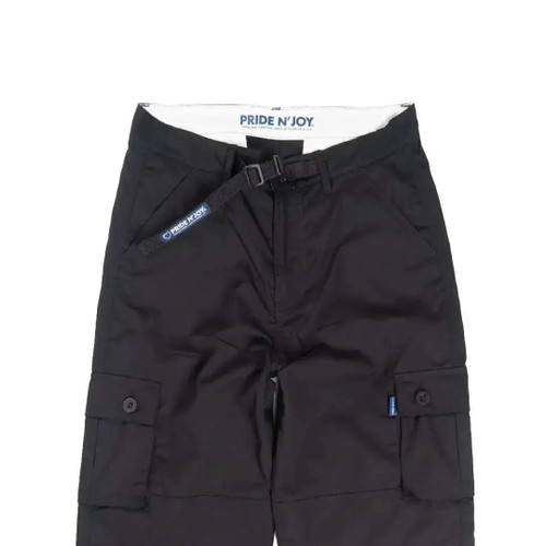 Pride N Joy Co - Black Cargo Pants Rangers Loose - Pride N Joy Co