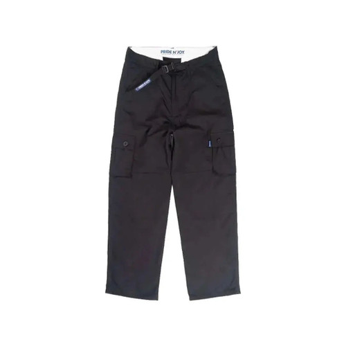 Pride N Joy Co - Black Cargo Pants Rangers Loose - Pride N Joy Co