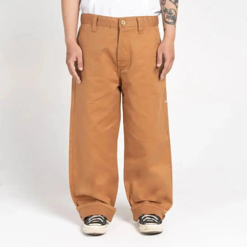 Pride N Joy Co - Selvedge Chino Pants Khaki - Pride N Joy Co
