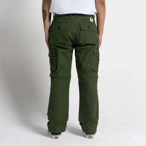 Pride N Joy Co - Green Cargo 2in1 Long Short Pants - Pride N Joy Co