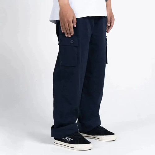Pride N Joy Co - Navy Cargo Pants Rangers Loose - Pride N Joy Co