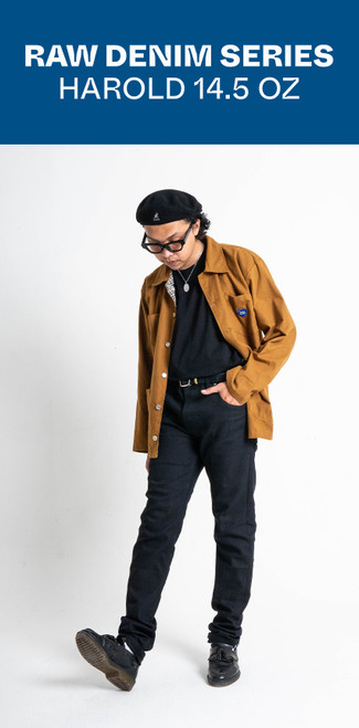 Harold Black Denim 14.5 Oz
