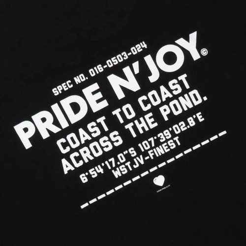 Pride N Joy Co - T-Shirt Graphic Across The Pond Tee Black - Pride N Joy Co