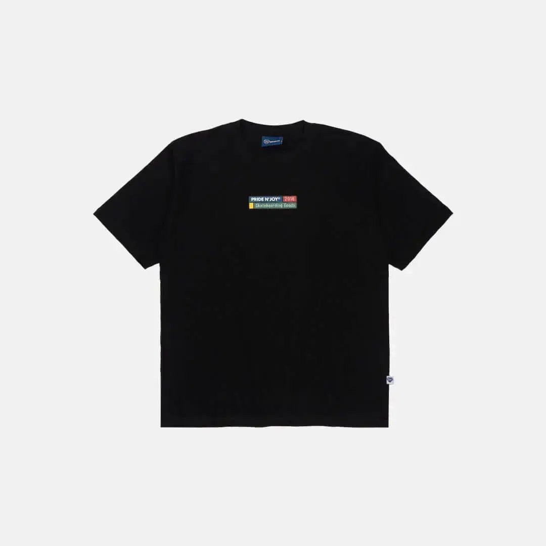 Graphic Skateboarding Goods Tee Black
